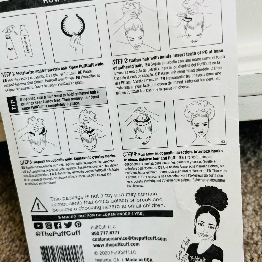 PUFFCUFF HAIR CLAMP - Picture 3 of 4